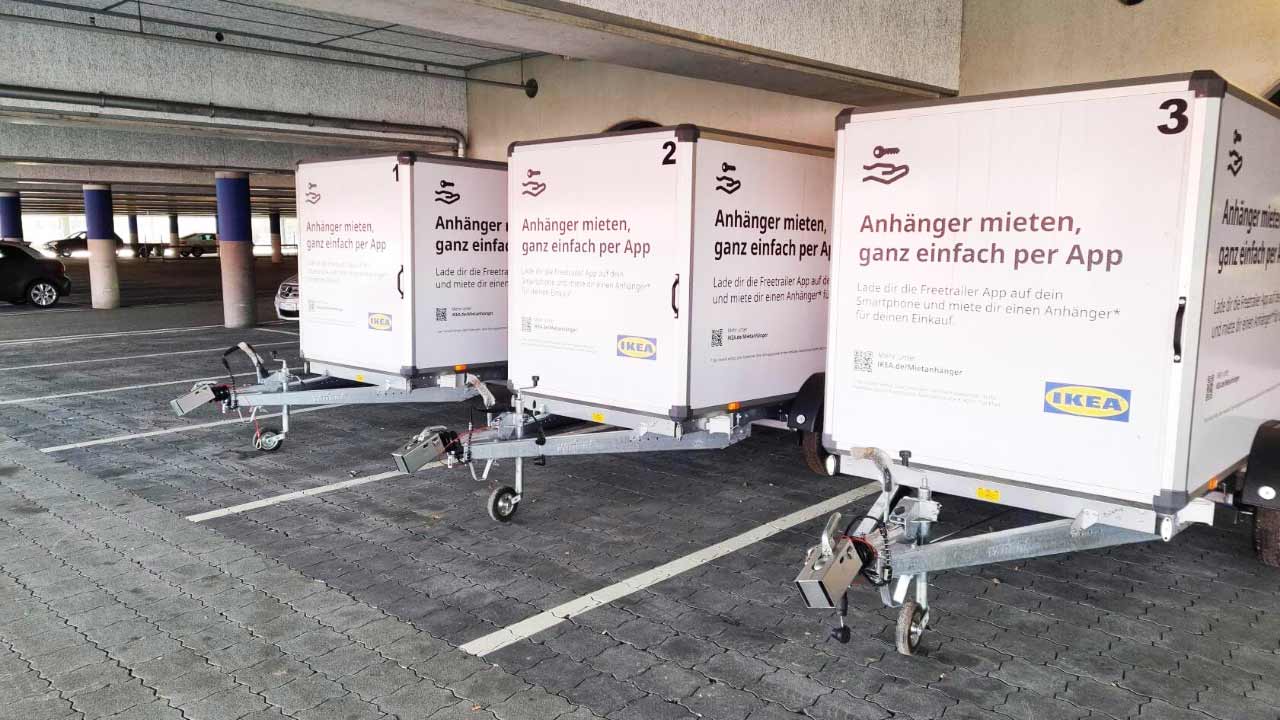 Kostenlose Leihanhänger