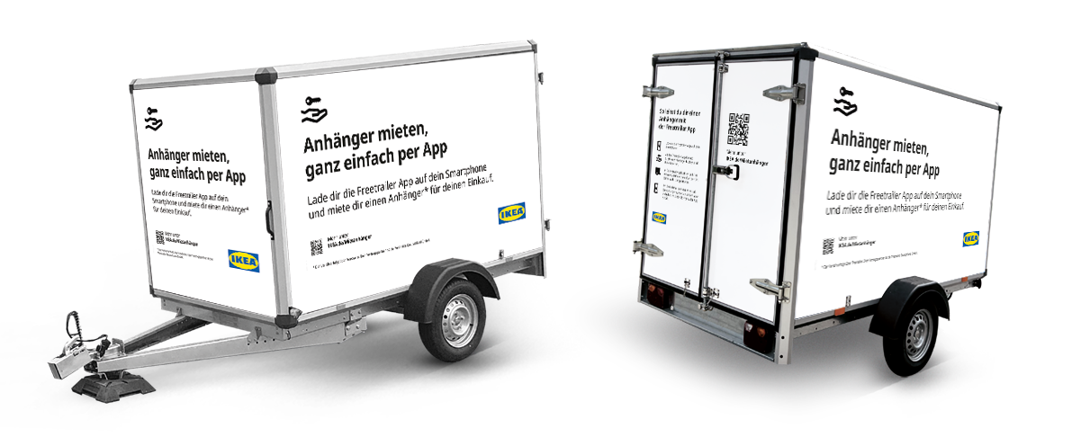 Anhänger mieten bei IKEA