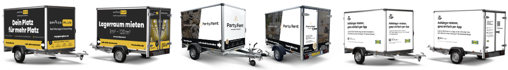 Anhänger mieten in Deutschland