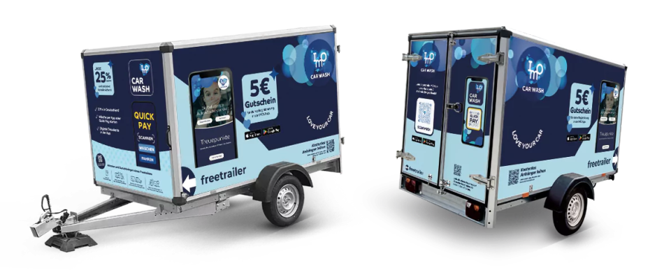 Mock-up IMO Car Wash Anhänger