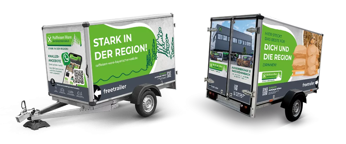 Geschlossener Anhänger mieten