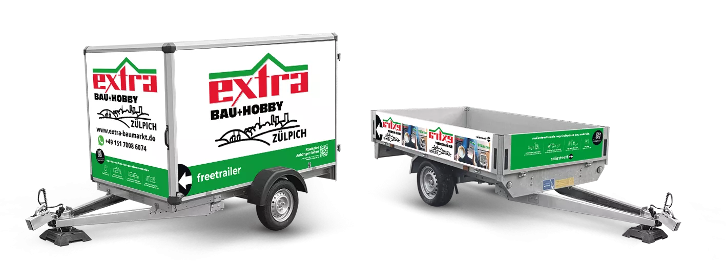 Geschlossener Anhänger mieten